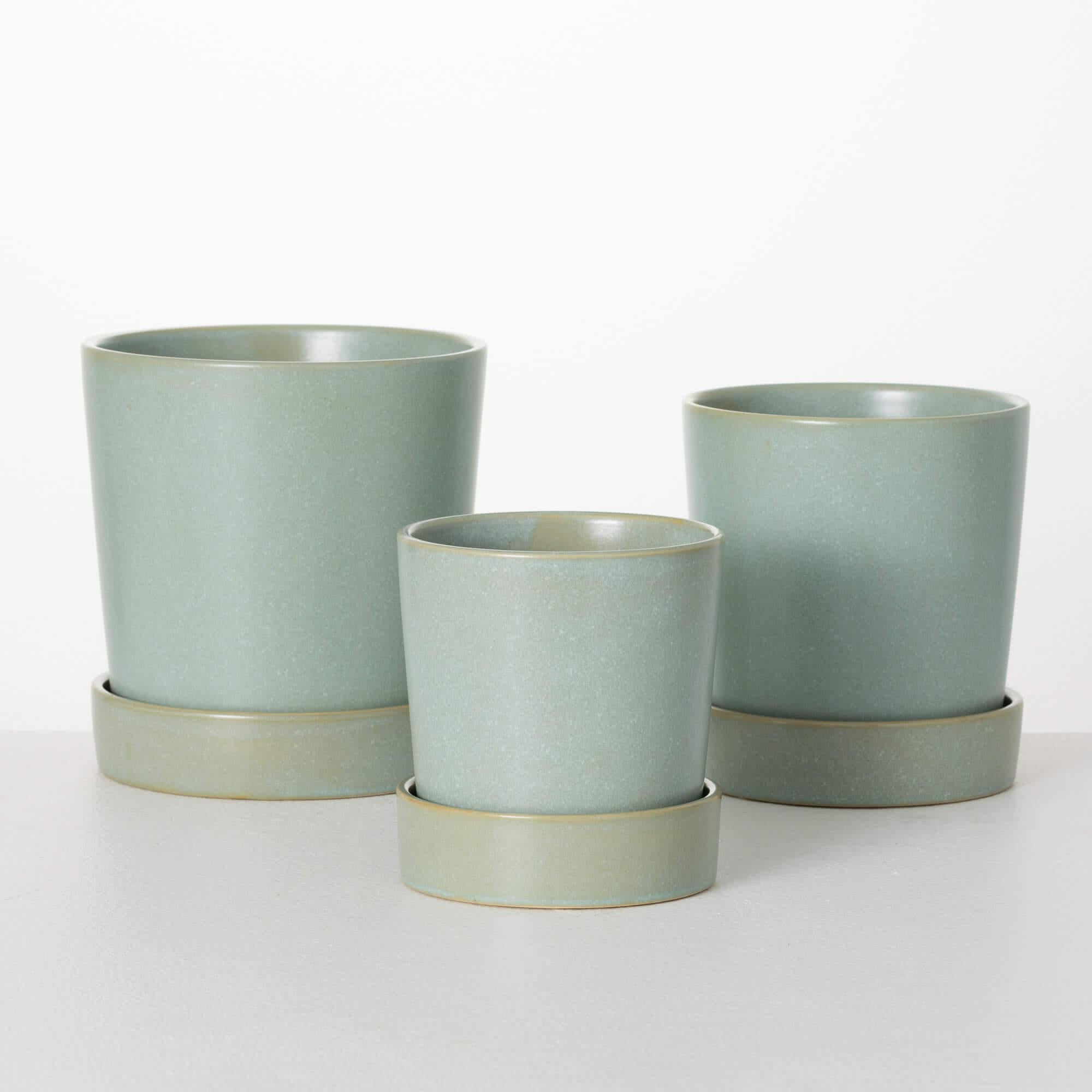 Matte Blue Planter